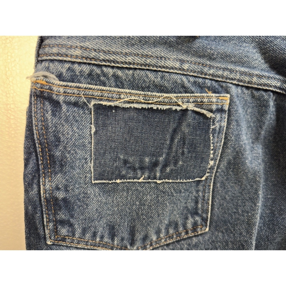VTG‎ Rustler Bootcut Baggy Jeans Mens 40x30* Vintage Denim Made In USA - Picture 8 of 16